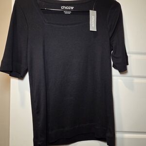 Chico's Black Women's Top